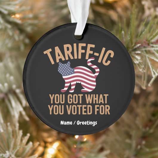 あなたが選んだもの得を純粋に関税で示す オーナメント (ツリー)