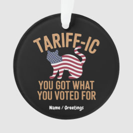 あなたが選んだもの得を純粋に関税で示す オーナメント