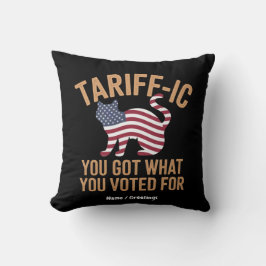 あなたが選んだもの得を純粋に関税で示す クッション