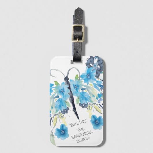 あなたが飛ばすことができる最愛の人! ラゲッジタグ (正面縦)