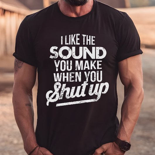 あなたが黙った時の音が好きです Tシャツ