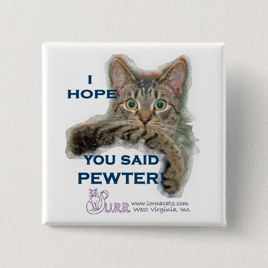 あなたが…言ったFunyハハの希望 正方形ボタン 缶バッジ (正面)