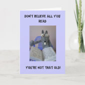 あなたが…読んだすべてを信じないで下さい カード (正面)