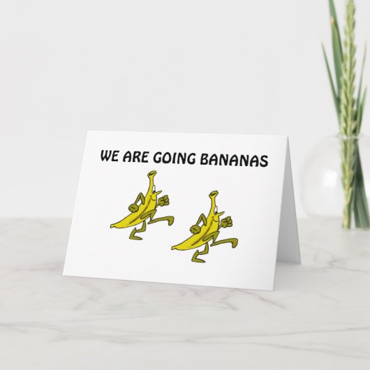 あなたが"60"カードを回しているためにバナナに行く カード (正面)