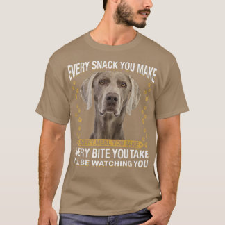あなたがweimaraner犬のおもしろいママ、犬を作るすべてのスナック tシャツ