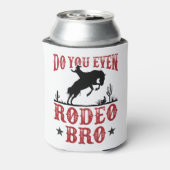 あなたさえロデオブロウェスタンおもしろいカウボーイ女性のカーボーイ 缶クーラー (缶裏面)