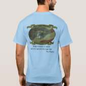 あなたたち自身にヒツジをすればオオカミは食べます Tシャツ (裏面)