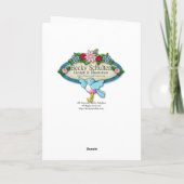 あなたたち自身に… "聖なる書物、経典の勇気付けられるカード着せて下さい カード (裏面)