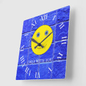 あなただけで スクエア壁時計 (傾斜)