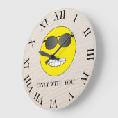 あなただけで ラージ壁時計 (傾斜)