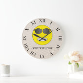 あなただけで ラージ壁時計 (ホーム)