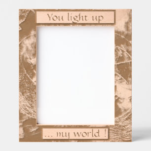 "あなただけに" (8" x 10") レーザー彫刻フレーム