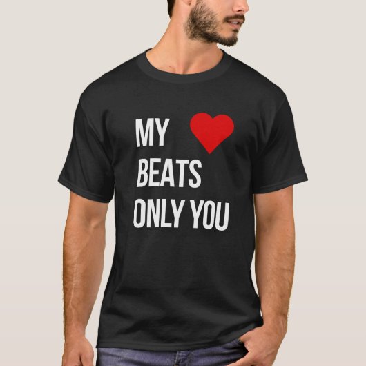 あなただけのために跳ねる心 Tシャツ (正面)