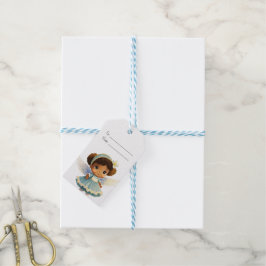 あなただけのアフリカ系アメリカ人の天使の少女を作り出せ ギフトタグ