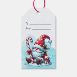 あなただけのウエスタン ペッパーミント クリスマス ノームを作ろう ギフトタグ