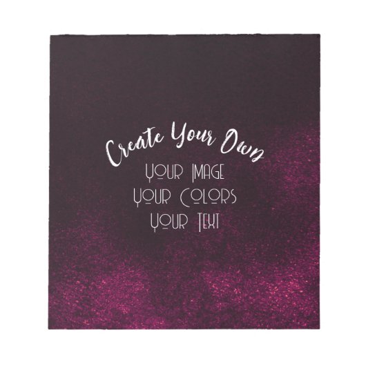 あなただけのオリジナルを作成 ノートパッド (正面)