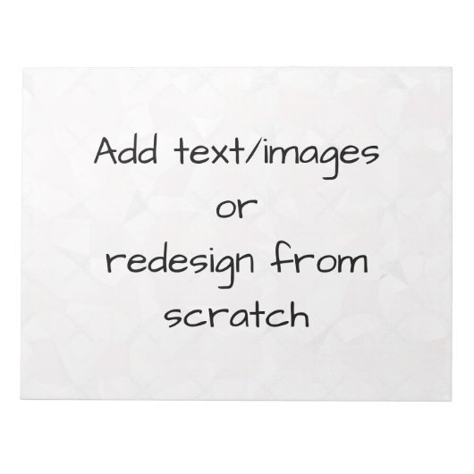 あなただけのオリジナルを作成 ノートパッド (正面)