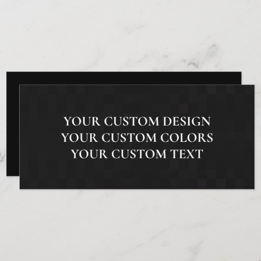 あなただけのオリジナルを作成 メニュー (正面/裏面)