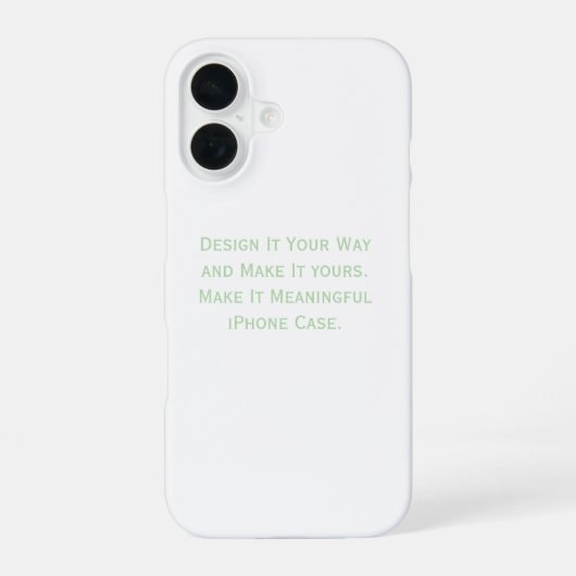 あなただけのオリジナルを iPhone 16ケース (裏面)