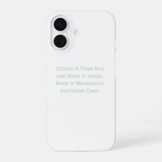 あなただけのオリジナルを iPhone 16ケース (裏面)