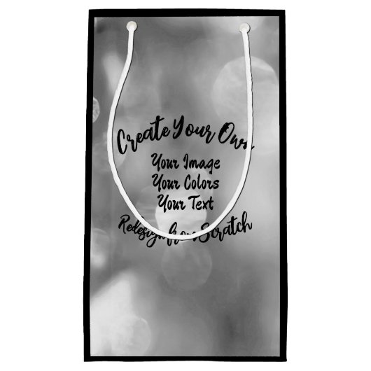 あなただけのオリジナルカラー/デザインを作成 スモールペーパーバッグ (正面)