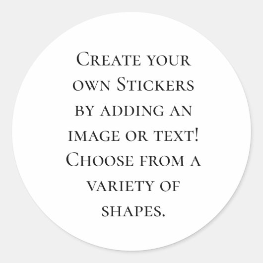 あなただけのオリジナルステッカーを作成 ラウンドシール (正面)