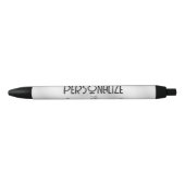 あなただけのオリジナルデザインを作成しよう 黒ボールペン (正面)