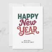 - あなただけのオリジナル年賀状 - 名前 or 家族名入り シーズンカード (正面)