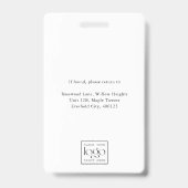 あなただけのオリジナル社員バッジを作成 バッジ (裏面)