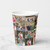 あなただけのオリジナル 28枚の写真を飾れる コラージュペーパーカップを作ろう 紙コップ (右)