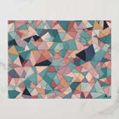 あなただけのオリジナル 4.25" x 5.6" ホイル招待状を作成 箔招待状ポストカード (正面)