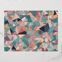 あなただけのオリジナル 4.25" x 5.6" ホイル招待状を作成