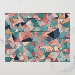 あなただけのオリジナル 4.25" x 5.6" ホイル招待状を作成 箔招待状ポストカード