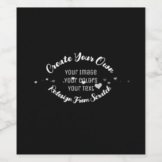 あなただけのカスタム画像を作成 ワインラベル (シングルラベル)