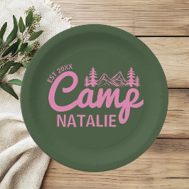 あなただけのキャンプ・バチェロレッテパーティー ペーパープレート