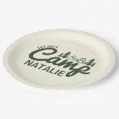 あなただけのキャンプ・バチェロレッテパーティー ペーパープレート (アングル)