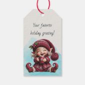 あなただけのケラケラ笑うビンテージクリスマスノームを作ろう ギフトタグ (裏面)