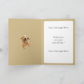 あなただけのゴールデンレトリバー カード (内部)