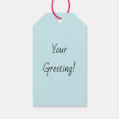 あなただけのサンタのスレイ袋 クリスマス ギフトタグ (裏面)