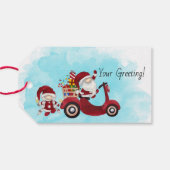 あなただけのサンタクリスマススクーター小人を作ろう ギフトタグ (裏面横)