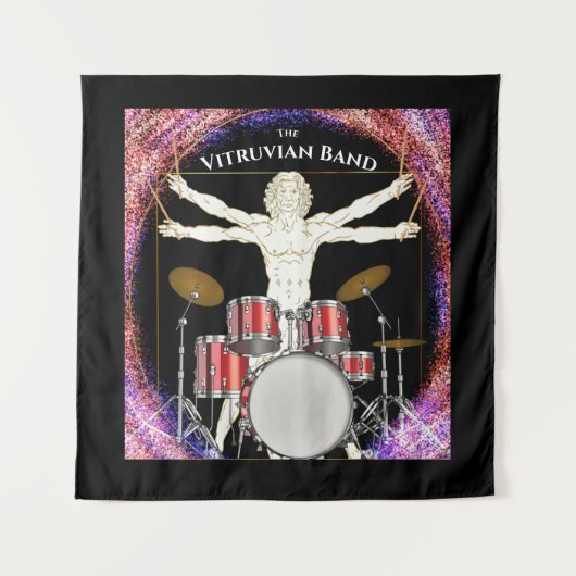 あなただけのステージ幕をバンドのために！ タペストリー (正面)