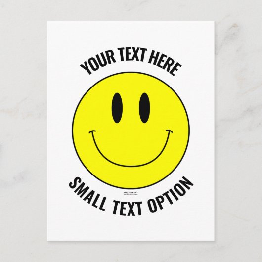 あなただけのスマイリー・スマイル・ポストカードを作ろう ポストカード (正面)