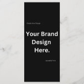 あなただけのデザインを作成してフラットメニューを印刷 メニュー (裏面)