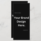 あなただけのデザインを作成してフラットメニューを印刷 メニュー (正面/裏面)