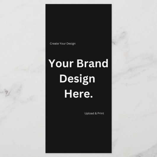 あなただけのデザインを作成してフラットメニューを印刷 メニュー (正面)