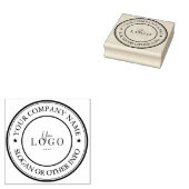 あなただけのビジネスロゴを作成 カスタム ラバースタンプ (押印)