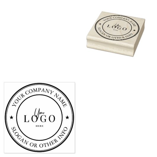 あなただけのビジネスロゴを作成 カスタム ラバースタンプ (押印)