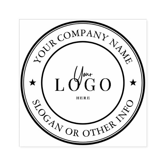 あなただけのビジネスロゴを作成 カスタム ラバースタンプ (インプリント)