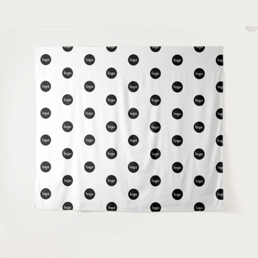 あなただけのビジネスロゴを作成 タペストリー (正面(横))