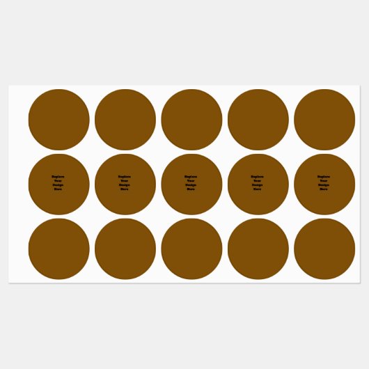 あなただけのブラウン ラベル (シート)